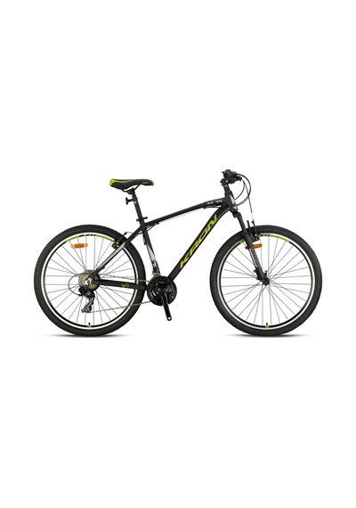 Kron Xc 75 26 Jant Mtb - 14' - 21 Vites - V.brake - Mat Koyu Lacivert/bej-neon Turuncu Çok Renkli