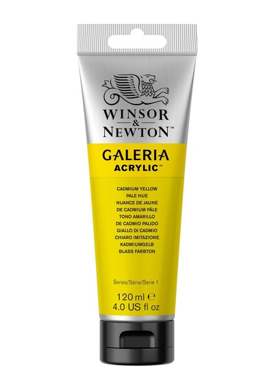 Winsor & Newton Galeria Akrilik Boya, 120ml, Cadmium Yellow Pale Hue 114 0