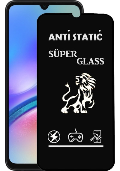Samsung Galaxy Uyumlu A05s Tam Kaplayan Anti Statik Dayanıklı Süper Cam Ekran Koruyucu