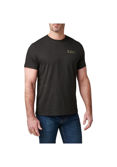 5.11 Brew Ground Ss Tee Kısa Kol Sıyah T-shırt Çok Renkli