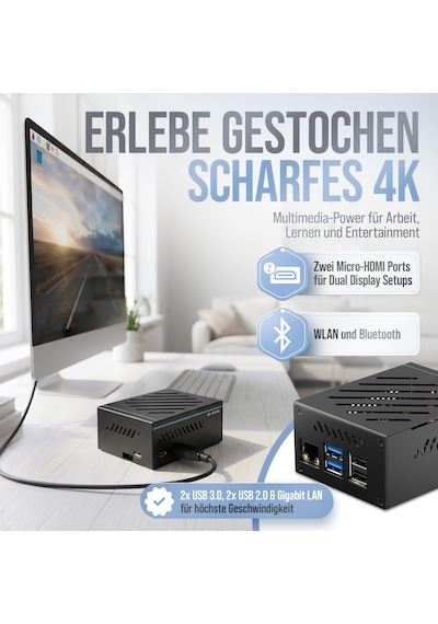 Db-tronic Raspberry Pi 5 8gb Pcıe M.2 Nvme Seti 64gb Sürümü Güç Kaynağı 27w Metal Kasa Aktif Soğutucu M.2 Nvme Ssd Pcıe Kartı Akıllı Ev, Retro Oyun Ve Ev Asistanı İçin İdeal Db-tronic Raspberry Pi 5 8gb Pcıe M.2 Nvme Seti 64gb Sürümü Güç Kaynağı 27w Metal Kasa Aktif Soğutucu M.2 Nvme Ssd Pcıe Kartı Akıllı Ev, Retro Oyun Ve Ev Asistanı İçin İdeal