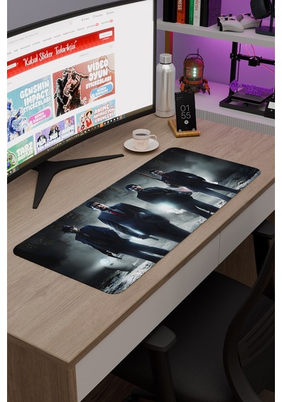 Mafia Kaymaz Dikişli Kauçuk Oyuncu Mousepad V5 - 70x30 Xl Gaming Mouse Pad Fare Altlığı