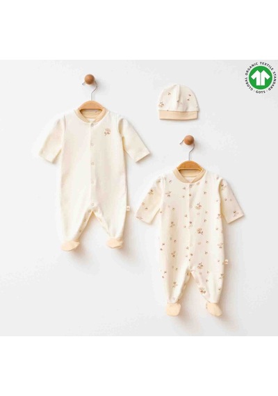 Erturkstore Şapkalı Tukum 2242 Ekru Çok Renkli