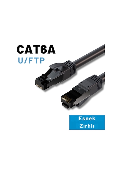Irenıs 20 Metre Cat6a U/ftp Flexarmor Esnek Çelik Zırh Kablo