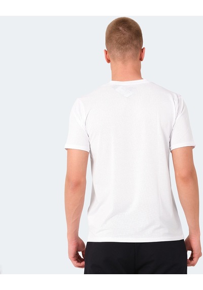 Slazenger KALLIAS Erkek Cepli V Yakan Beyaz Tişört