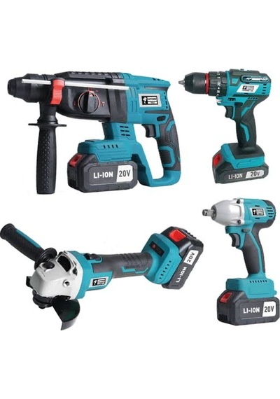 Catpower Pro4 Akülü Set Kırıcı Delici Avuç Taşlama Akülü Matkap Bijon Sökme Seti 35pcs