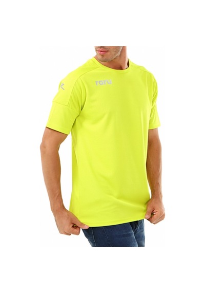 Raru Erkek Basic T-Shirt Grıll Yeşil Çok Renkli