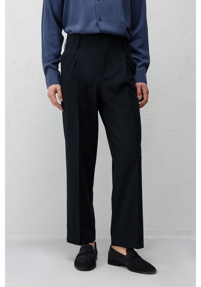 Antioch Relaxed Fit Pileli Erkek Pantolon Lacivert
