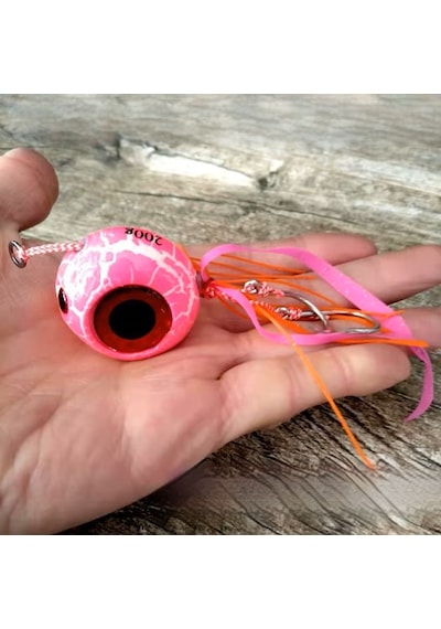 Melek Gözü Kurşun Yeni Nesil Kancalı 120 Gr Pembe Glow