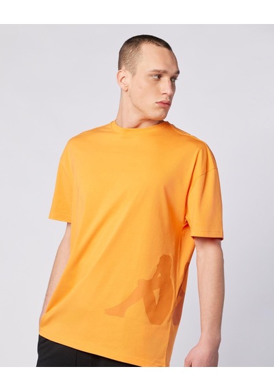 Kappa Owen Tshirt Erkek Koyu Turuncu Comfort Tişört