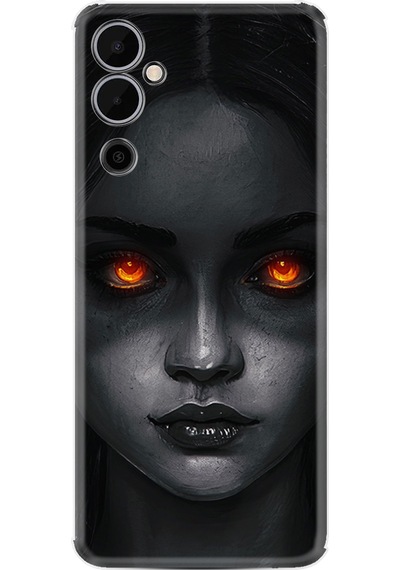 Tecno Pova 4 Pro Kılıf Resimli Desenli Silikon Platinium Series Dark Woman 1887