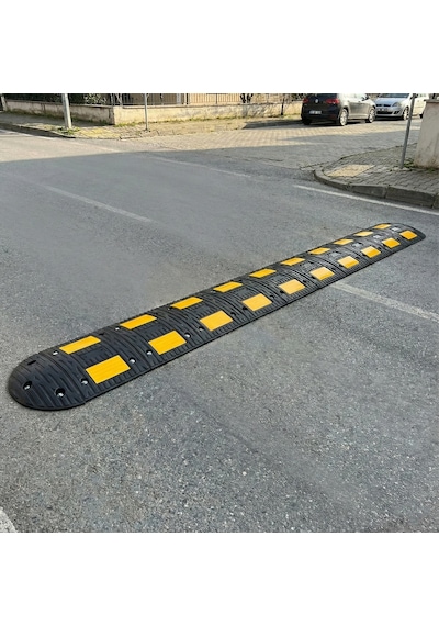 Kauçuk Hız Kesici Set Kapaklı, Yol Kasisi 5,5 Metre - Eko-3946