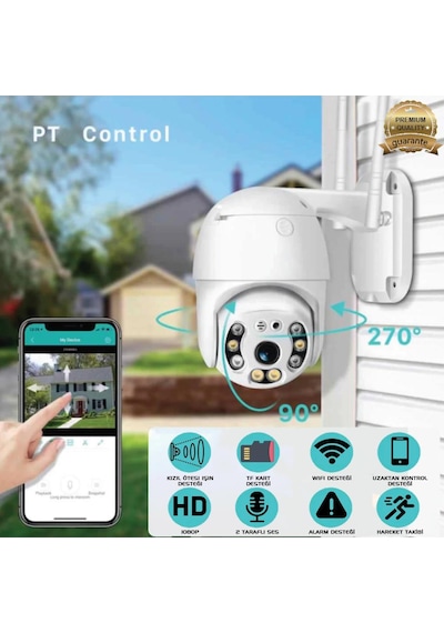 Wellbox Wb Ptz01 2mp 3 6mm Wifi Dış Ortam Ahd Pan Tilt Kamera