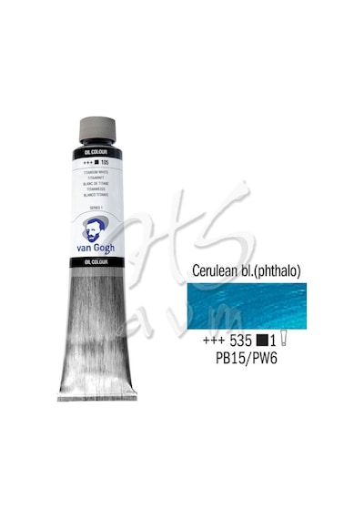 Van Gogh Yağlı Boya 200 ML Seri:1 No:535 Cerulean Blue