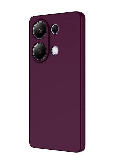 Noktaks - Xiaomi Uyumlu Xiaomi Redmi Note 13 4g - Kılıf İçi Kadife Koruyucu Mara Lansman Kapak - Lila
