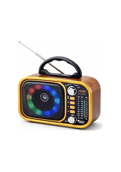 Nostaljik Bluetooth Radyo Fm Am Sw Usb Şarjlı Radyo Hoparlör