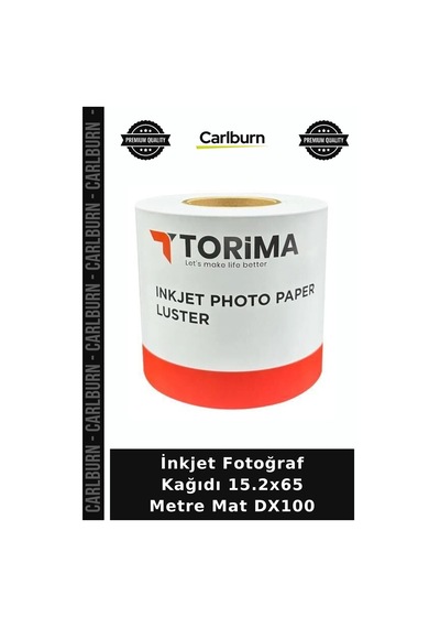 İnkjet Fotoğraf Kağıdı 15.2x65 Metre Mat Dx100 Rulo Kağıt Yazıcı Rulosu Ofis Malzemesi