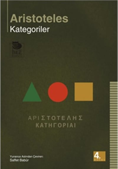 Kategoriler  -  Aristoteles  -  İmge Kitabevi