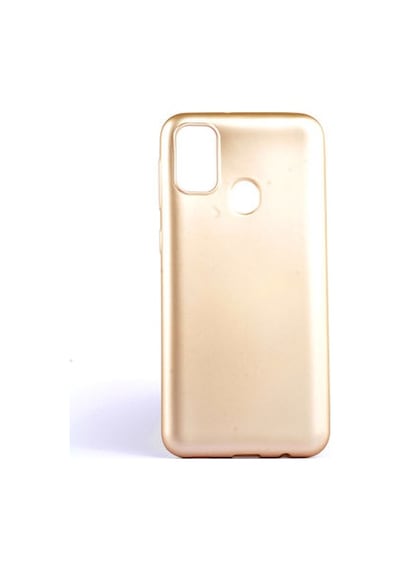 Samsung Galaxy Uyumlu M30s Kılıf Esnek Yapılı İnce Slim Silikon Kapak Ryc/premier Gold