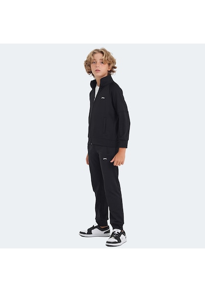 Slazenger NEXT IN Unisex Çocuk Eşofman Takımı Siyah
