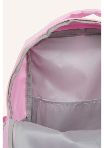 Defacto Unisex Su Geçirmez Yazı Baskılı Fermuarlı Sırt Çantası F0523axnspn599 Pembe-pn599