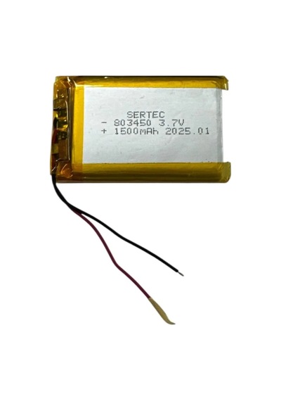 Yüksek Kapasiteli Li-polymer Pil 3.7v 1500mah Devreli