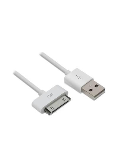 İphone 4/s Hızlı Data Ve Şarj&şarj Kablosu, Beyaz