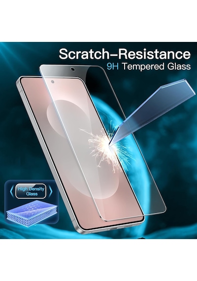 Samsung Galaxy Uyumlu S25 Edge Ekran Koruyucu Kırılmaz Temperli Cam Tam