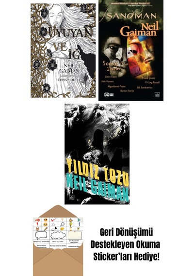 Uyuyan Ve İğ + Sandman 11 Sonsuz Geceler + Yıldız Tozu