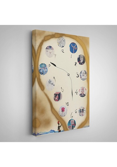 Miyrem^ Canvas Serie Salvador Dali - Horloge Tablo-7396
