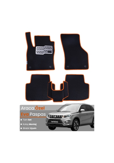 Suzuki Vitara 2014-2024 Uyumlu Eva Paspas Tam Set Oto Paspas,araca Özel,kolay Montaj 857