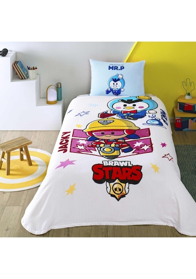 Taç Lisanslı Brawl Stars Tek Kişilik Pamuk Pike Takımı 000000001000047437