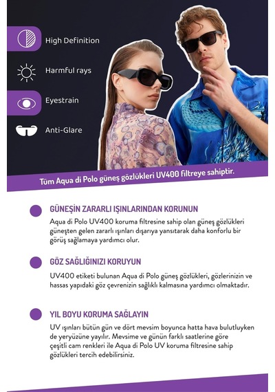 Aqua Di Polo 1987 Apsn002001 Erkek Güneş Gözlüğü