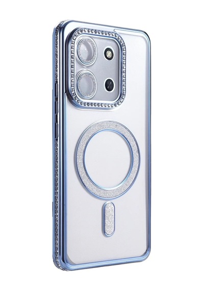 Ankaverse Redmi 15c 4g Joke Simli Magneticsafe Kılıf - Mavi