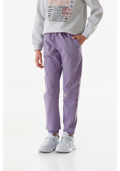 Beli Lastikli Çimalı Jogger Kız Çocuk Eşofman Altı 25mcck7813215073-mor Mor