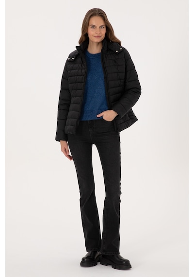 U.s. Polo Assn. Kadın Siyah Mont 50307935-vr046 Siyah