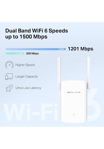 Mercusys MR60X AX1500 1000 Mbps Wi-Fi 6 Router