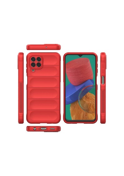Samsung Galaxy Uyumlu   M33 Kılıf Optimum Silikon - Kırmızı