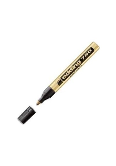 Edding 750 Tam Örtücü Boya Kalemi - Altın - 1 Kalem - Yuvarlak Uçlu 2-4 Mm Genel