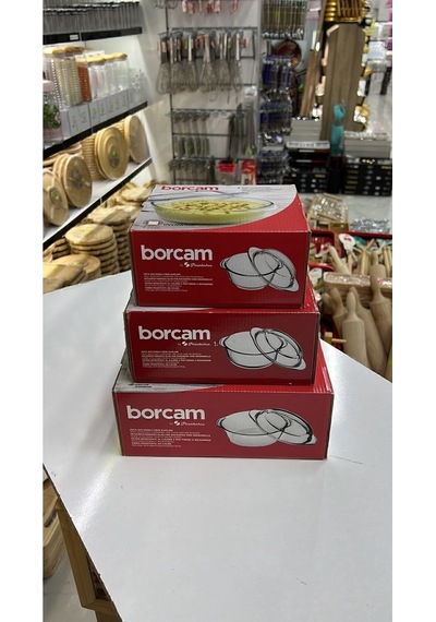 Kapaklı 3 Lü Borcam Şeffaf