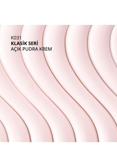 Kalıcı Oje K031, Açık Pudra Krem, 10 Ml