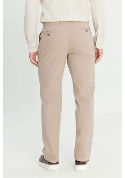AC&Co / Altınyıldız Classics Erkek Tas %100 Pamuk Comfort Fit Rahat Kesim Yan Cepli Pantolon Tas