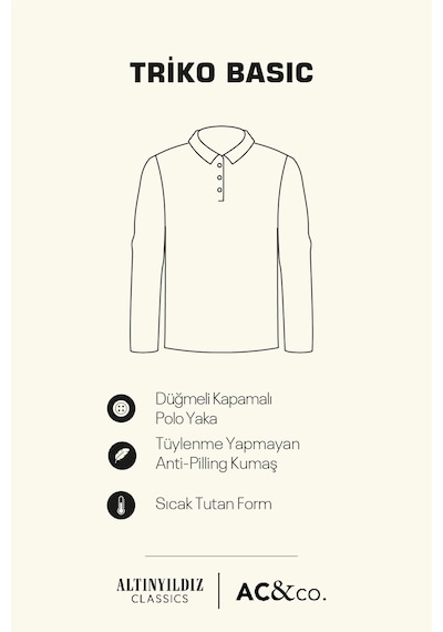 AC&Co / Altınyıldız Classics Altinyildiz Classics Erkek Antrasit-Melanj Standart Fit Normal Kesim Polo Yaka Triko 4A4923100003ANMXXL Antrasit Melanj AC&Co / Altınyıldız Classics Altinyildiz Classics Erkek Antrasit-Melanj Standart Fit Normal Kesim Polo Yaka Triko 4A4923100003ANMXXL Antrasit Melanj