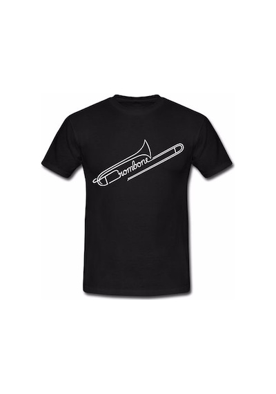 Herşey Nota Trombon Unisex Tshirt 001