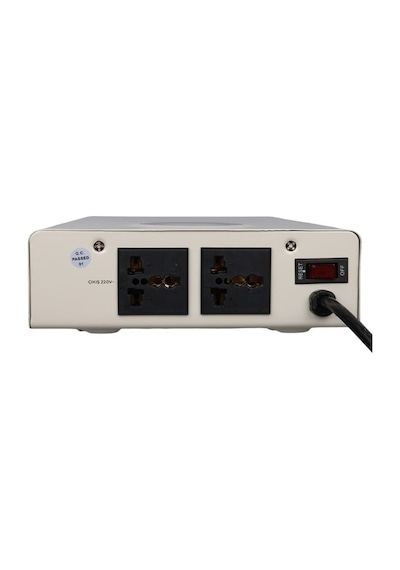 Powermaster Slım-2000 Otomatik 2000va Kombi Voltaj Regülatörü İngiliz Fişli Ve Evrensel Çoklu Soketli