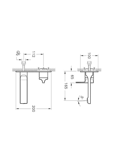 Artema Suit L Ankastre Lavabo Bataryası Altın A4248623