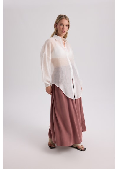 Mai Collection Mai Studios Co. Lyra Oversize Ekru Gömlek ekru