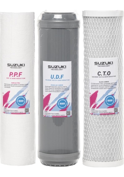 Açık Kasa Su Arıtma Cihazı Tam Set (7 Filtre)Alkali Ve Mineral Fi