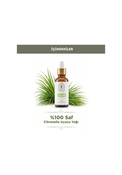 Citronella Uçucu Yağı 10 Ml. %100 Saf