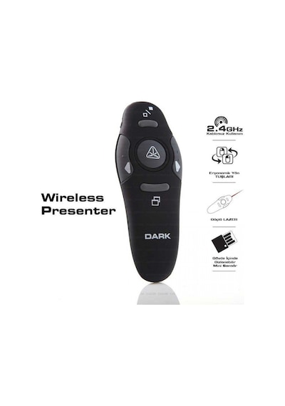 DARK DK-AC-WP03 2.4 GHz KABLOSUZ PRESENTER SİYAH